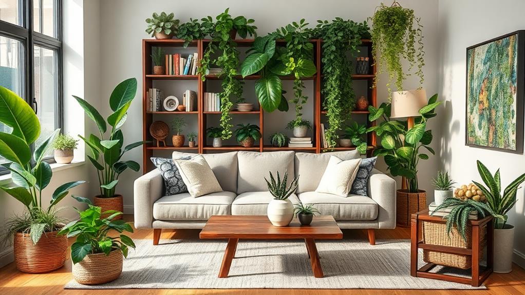 low maintenance living room decor