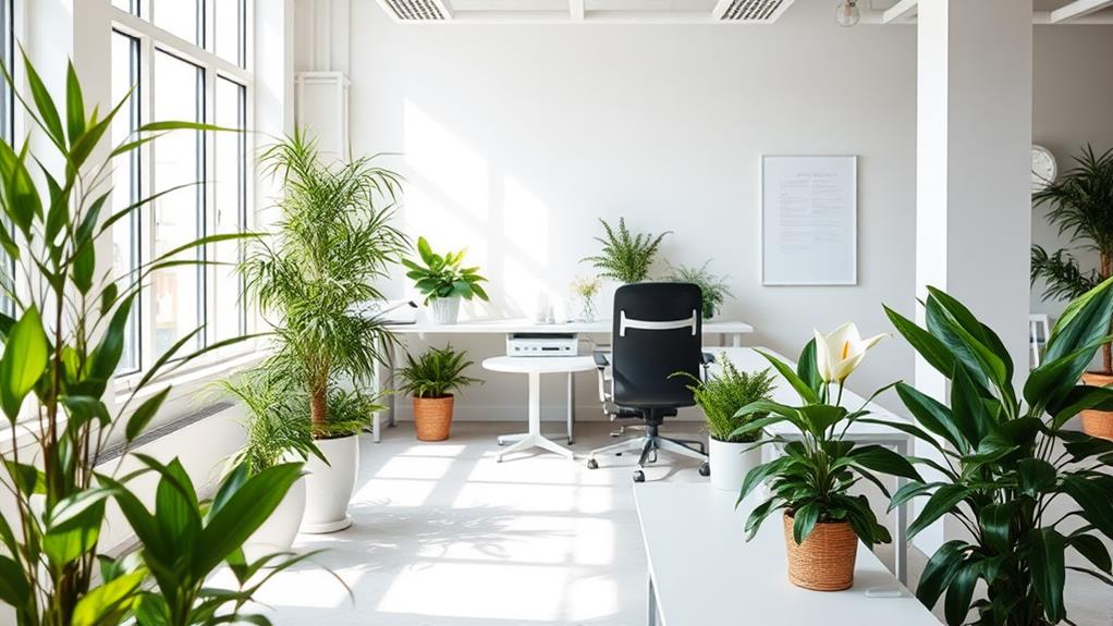 office feng shui plant selection