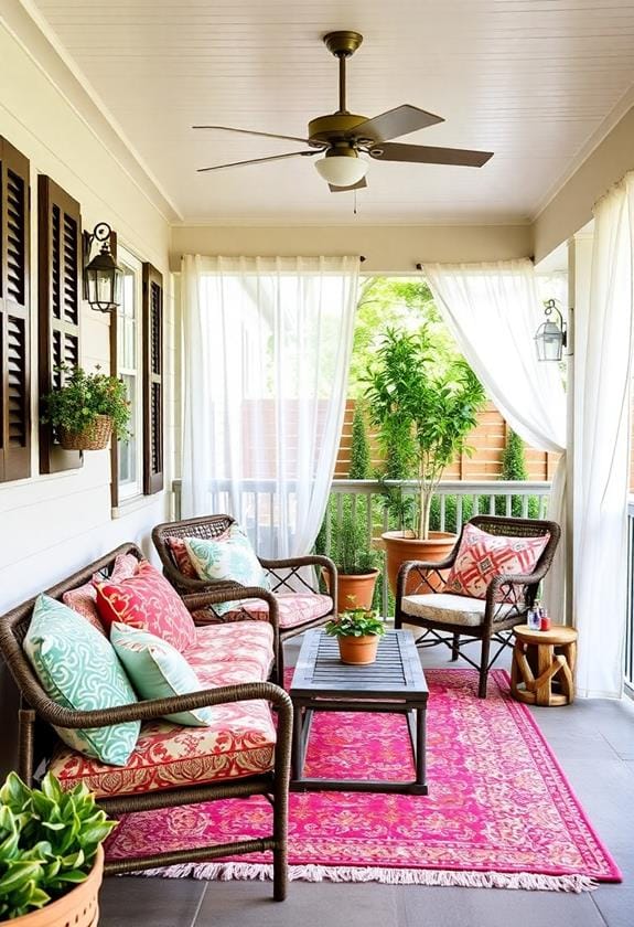Cost-Effective Ideas for Patio Decor 5 affordable fabric options available