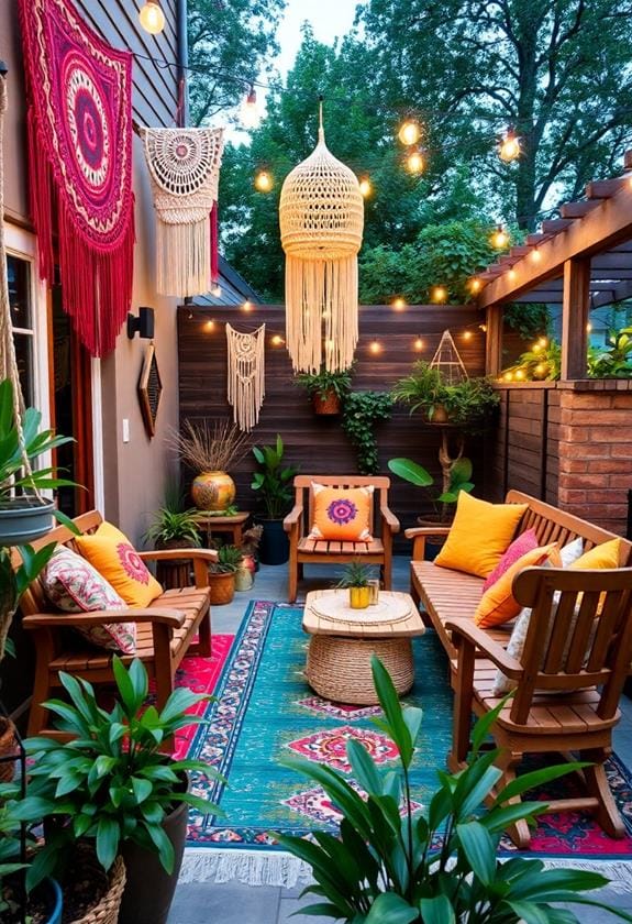 boho outdoor decor inspirations