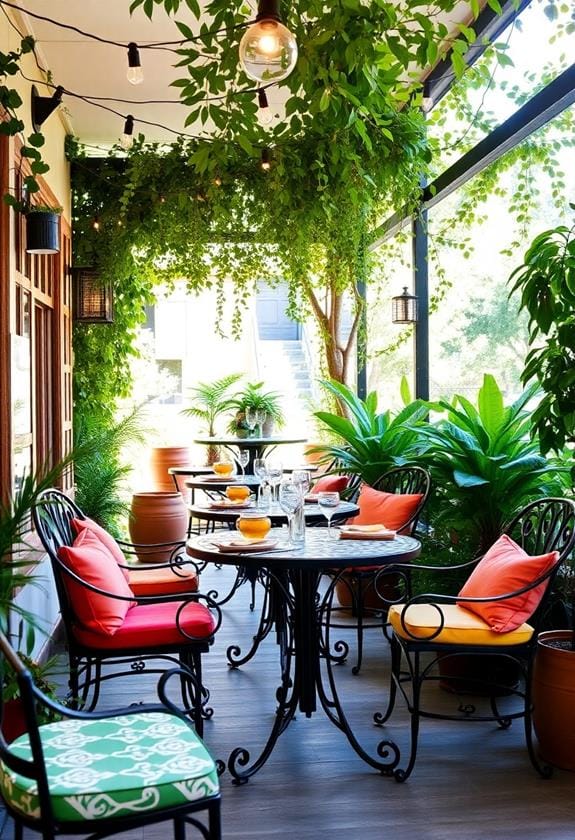 5 Best Outdoor Seating Arrangements Ideas 5 charming bistro dining space