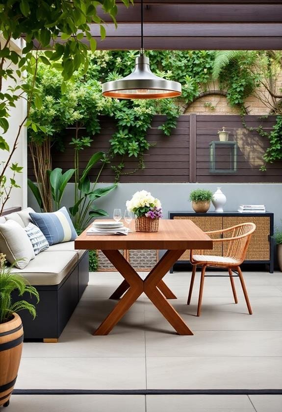 Stunning Ideas for Your Outdoor Dining Space 9 chic and practical organization