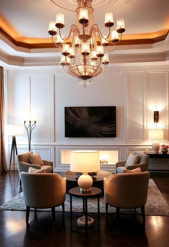 chic illumination design elements