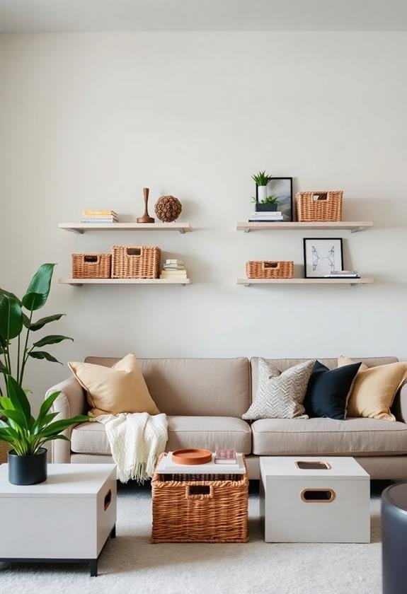 chic organizational storage ideas