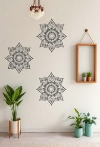 creative stencil home decor