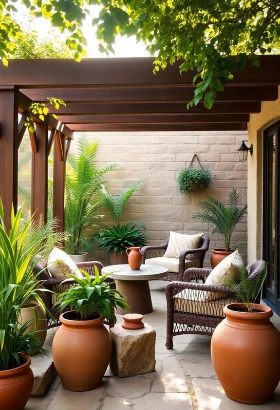 Top Outdoor Decor Trends for 2025 5 earthy tones and hues