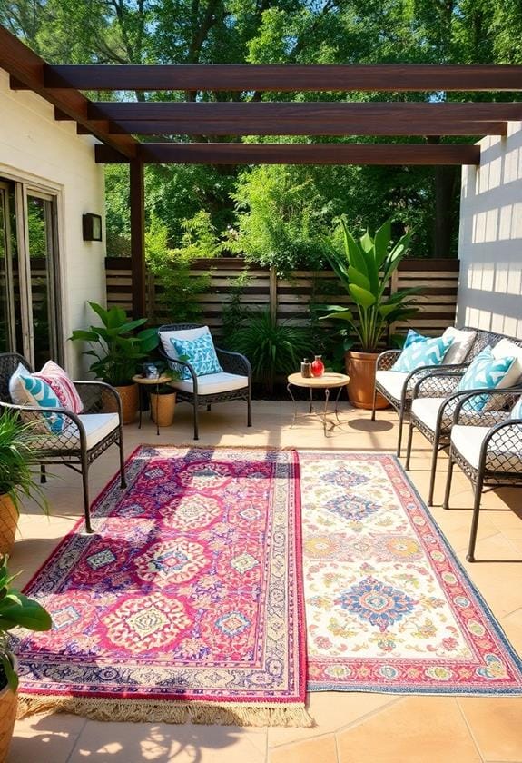 Top 10 Stylish Outdoor Rugs for Patios 1 eclectic bohemian design trends