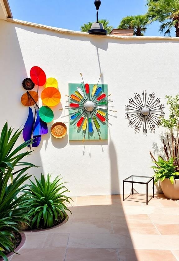 Enhancing Backyards With Outdoor Wall Art 6 exploring outdoor art options