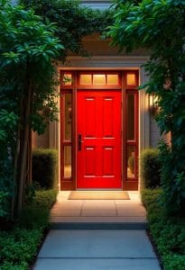 feng shui door colour tips
