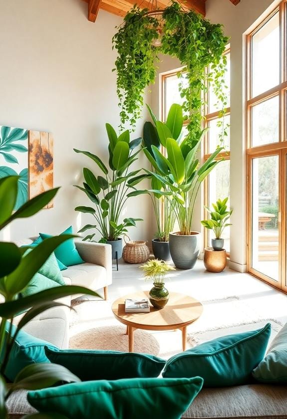green symbolizes growth and balance