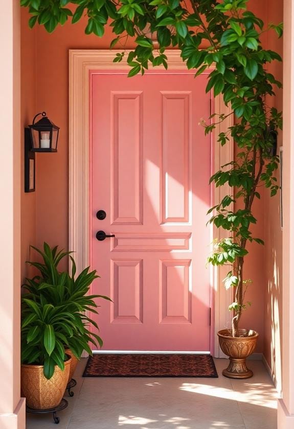 Choosing Door Colors for Feng Shui Harmony 5 harmonious relationship color palette