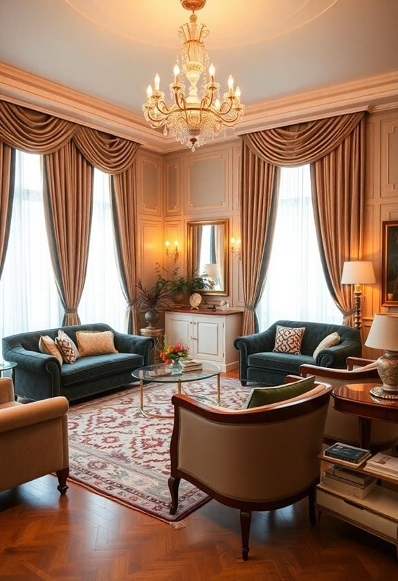 incorporate luxurious fabrics
