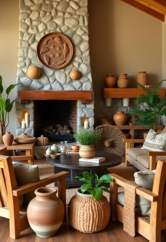 incorporating organic elements naturally