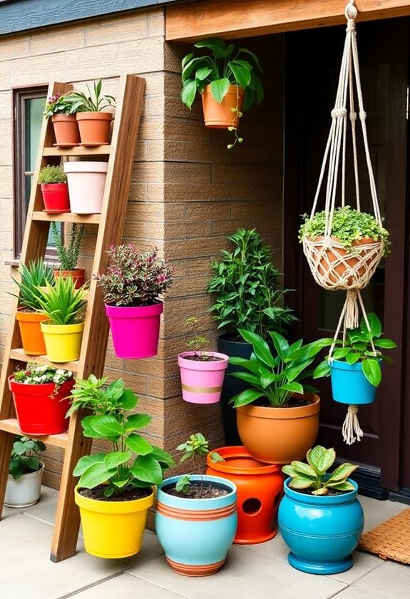 Cost-Effective Ideas for Patio Decor 4 innovative botanical showcases