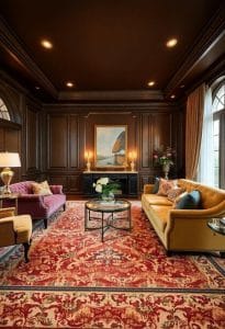 luxury interiors with designer rugs