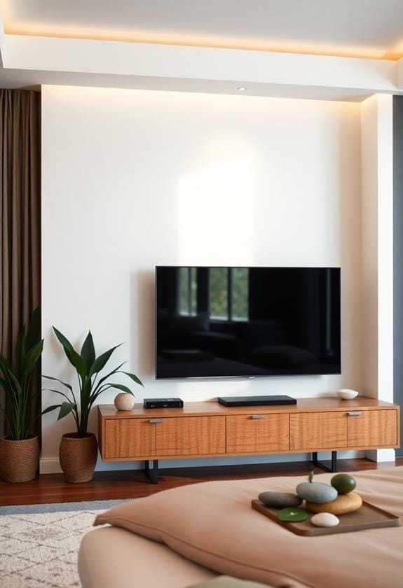 manage television reflections effectively