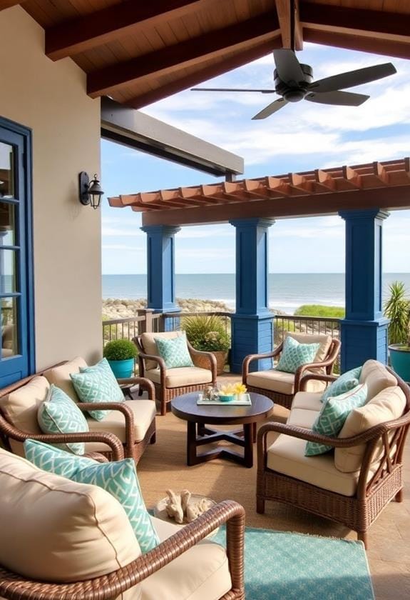 Perfect Coastal Themes for Outdoor Spaces 4 marine themed color scheme