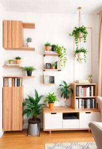 maximize space with vertical storage