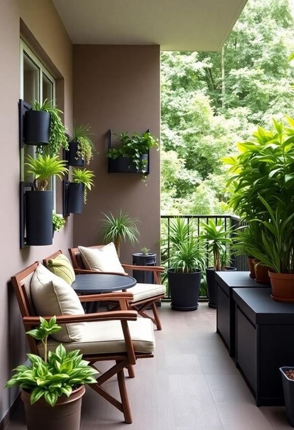 6 Best Outdoor Decor Ideas for Small Balconies 5 maximize your storage space