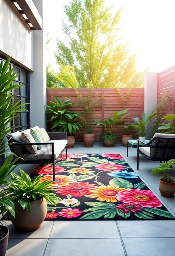 Top 10 Stylish Outdoor Rugs for Patios 6 nature inspired design elements