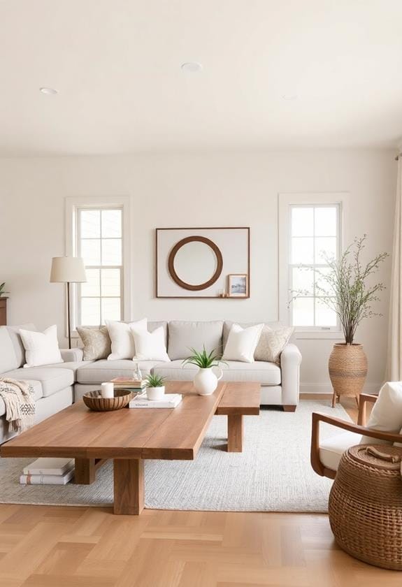 neutral color palette selection