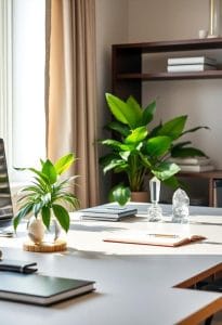 optimal office desk feng shui