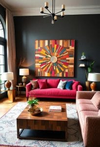 recycled materials home decor