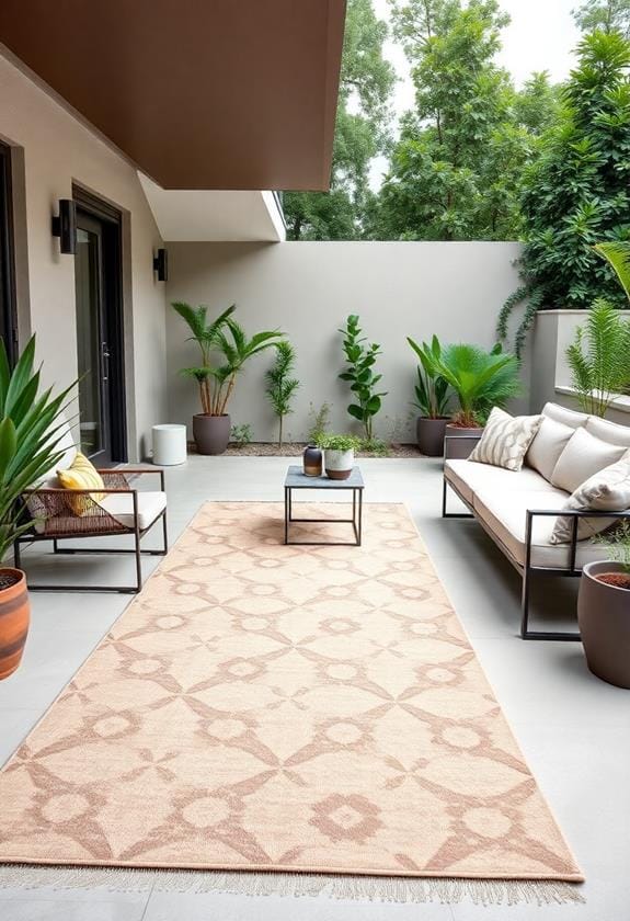 Top 10 Stylish Outdoor Rugs for Patios 7 sleek simple modern elegance