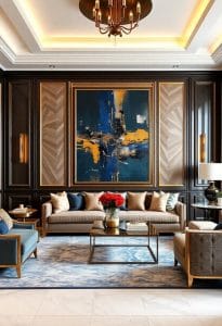 sophisticated wall art collection