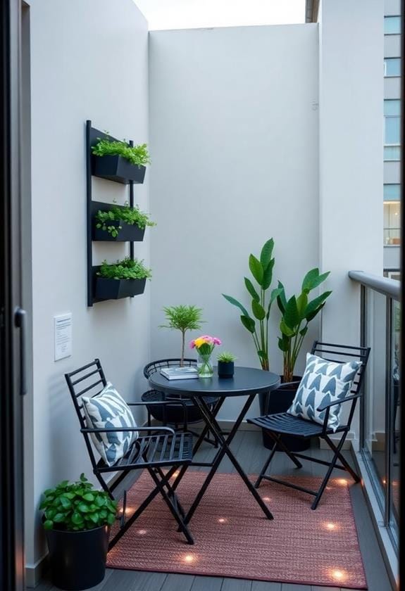 6 Best Outdoor Decor Ideas for Small Balconies 2 space saving furniture designs
