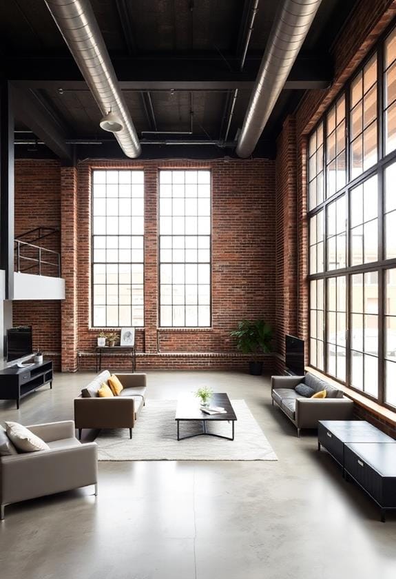spacious interconnected living spaces