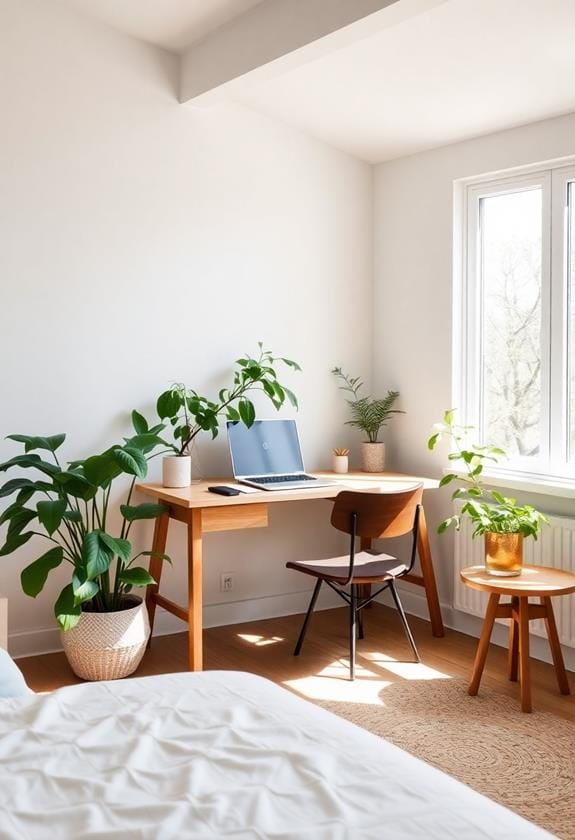 strategically position your desk