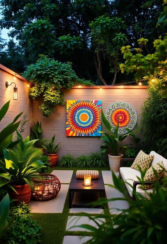 transforming yards with art