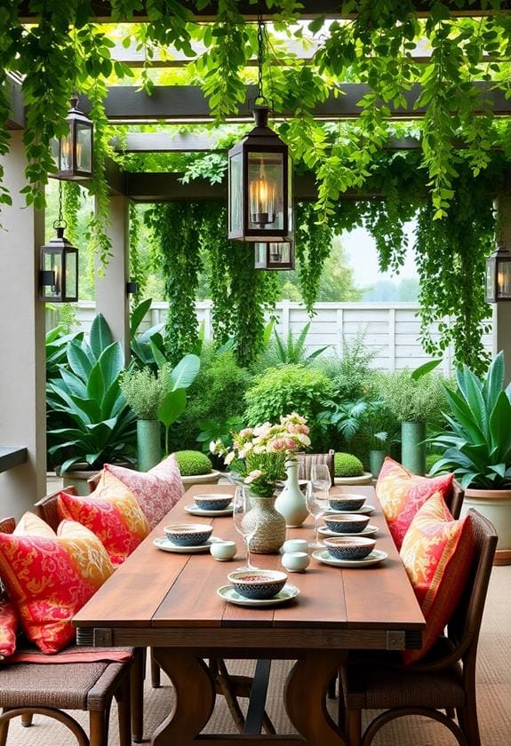 Stunning Ideas for Your Outdoor Dining Space 7 unique details and enhancements