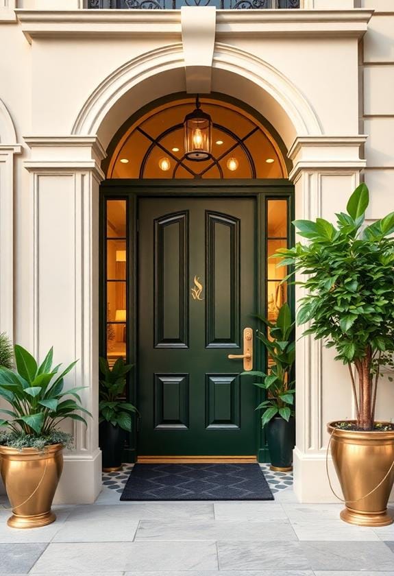 Choosing Door Colors for Feng Shui Harmony 4 wealth enhancing color selection